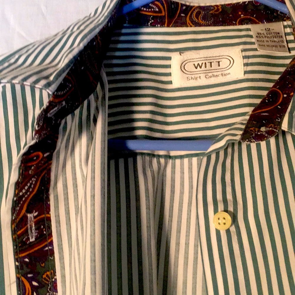 Women’s 12 Witt shirt collection green stripe